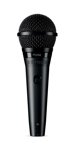 Shure PGA58-QTR Cardioid Dynamic Vocal Microphone. XLR to QTR Cable Included