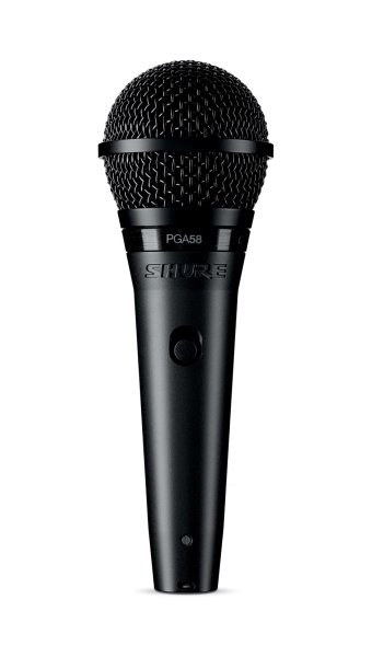 Shure PGA58-XLR Cardioid Dynamic Vocal Microphone. XLR Cable Included