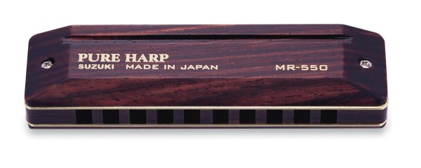 Suzuki MR-550-A Pure Harp Harmonica. Key of A