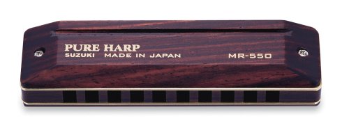 Suzuki MR-550-F# Pure Harp Harmonica. Key of F#