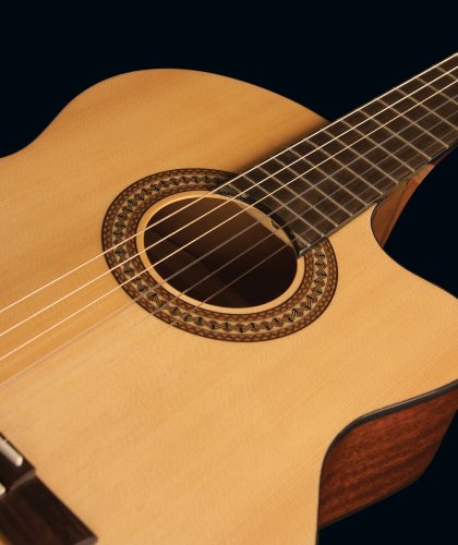 Jasmine JC25CE-NAT Classical Nylon String Acoustic Electric Guitar. Natural Finish