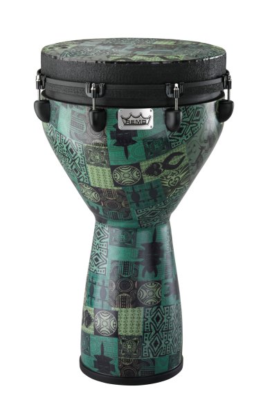 Remo DJ-0018-05 Mondo Djembe Drum. Green Knite 14"