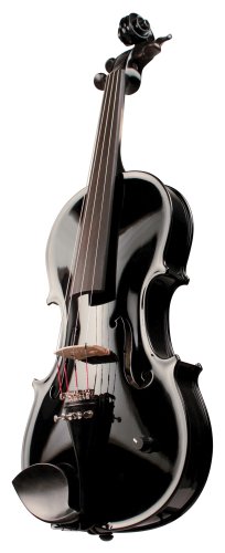 Barcus Berry BAR-AEBK Vibrato AE Series Acoustic-Electric Violin. Piano Black