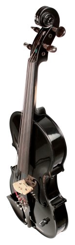 Barcus Berry BAR-AEBK Vibrato AE Series Acoustic-Electric Violin. Piano Black